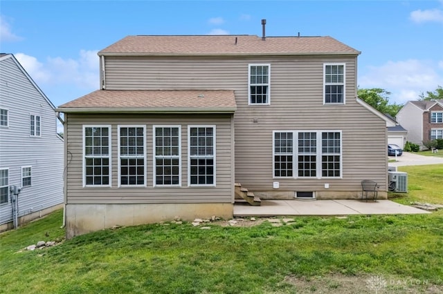110 Easton Manor Dr, Monroe, OH 45050 - back of property featuring a yard and a patio