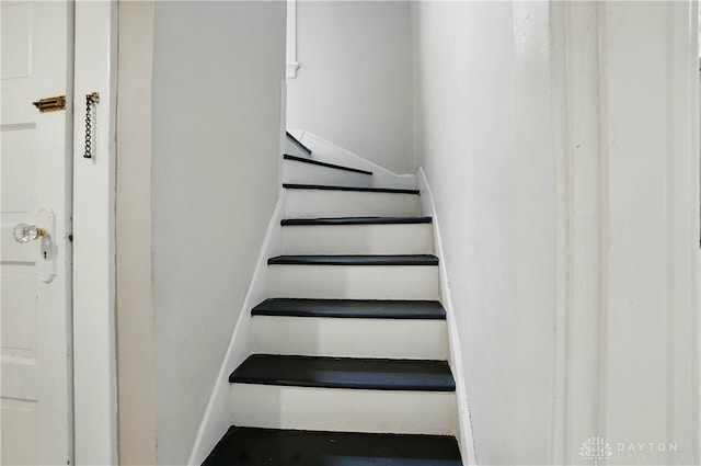 2344 Quatman Ave, Norwood, OH 45212 - stairs with baseboards