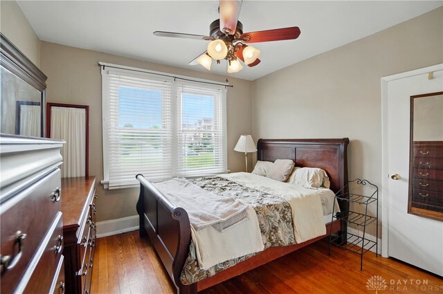 2344 Quatman Ave, Norwood, OH 45212 - bedroom featuring wood-type flooring and ceiling fan