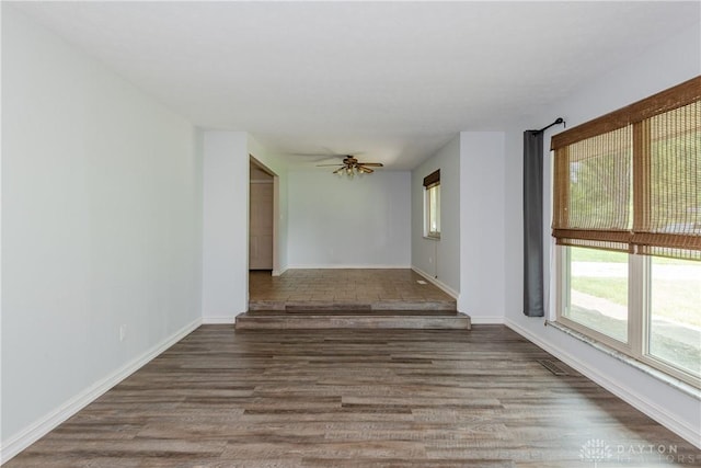 4155 Eckworth, Bellbrook, OH 45305 - unfurnished room featuring wood finished floors and ceiling fan