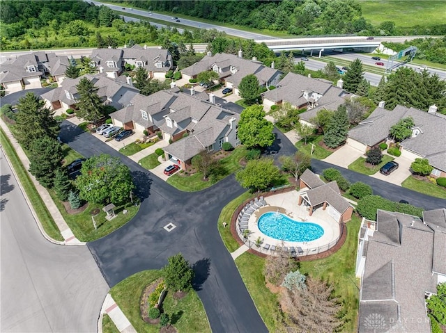 3917 E Summit Ridge Dr, Beavercreek, OH 45430 - view of property location with nearby suburban area and a pool area
