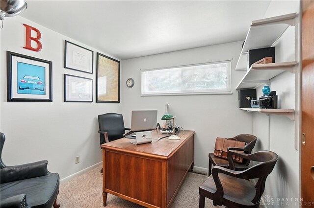 903 Meadow Ln, Lebanon, OH 45036 - home office featuring carpet floors and baseboards