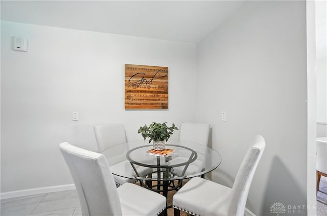 1023 Hilliard Dr, Delhi Twp, OH 45238 - dining area featuring baseboards and light tile patterned floors