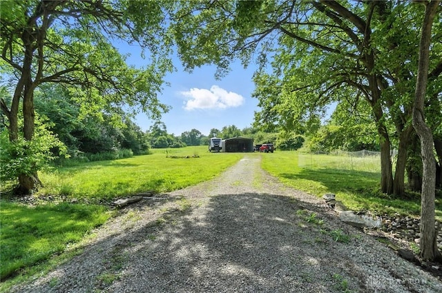 8425 Dillman Rd, Camden, OH 45311 - view of dirt / gravel road with a rural view
