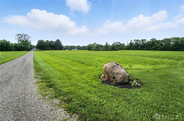 8425 Dillman Rd, Camden, OH 45311 - view of dirt / gravel road featuring a view of countryside