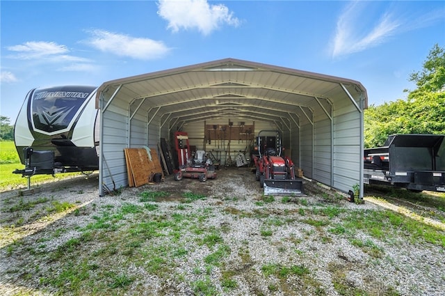 8425 Dillman Rd, Camden, OH 45311 - view of car parking featuring a detached carport