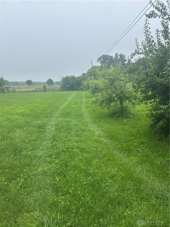3832 E Lower Springboro Rd, Waynesville, OH 45068 - view of yard with a rural view