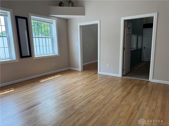 523 Newport Rd, Xenia, OH 45385 - unfurnished bedroom with light wood-type flooring and baseboards