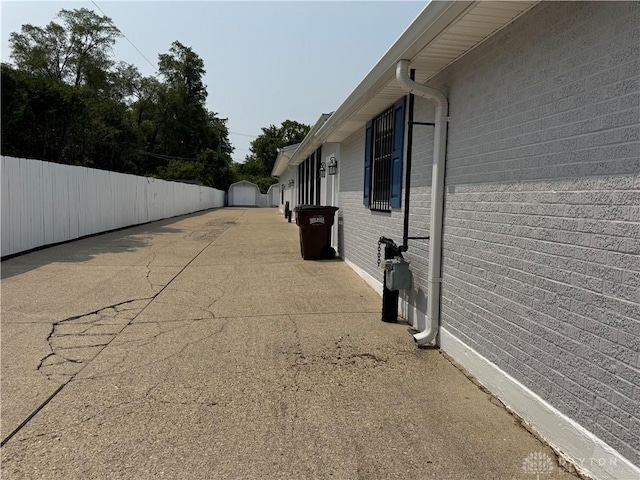 523 Newport Rd, Xenia, OH 45385 - view of side of home featuring brick siding