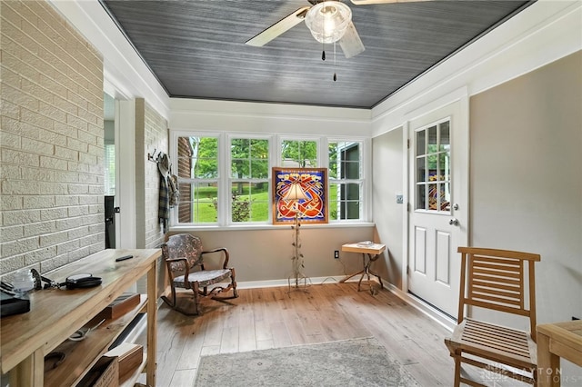 945 Oakland Dr, Beavercreek Twp, OH 45434 - sunroom / solarium with plenty of natural light and hardwood / wood-style floors