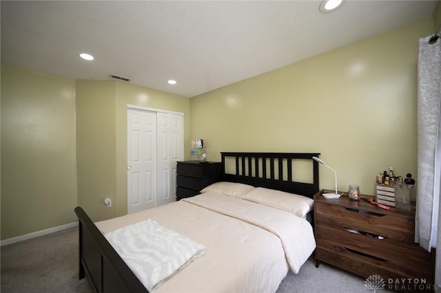 2858 Willow Ridge Dr, Colerain Twp, OH 45251 - carpeted bedroom featuring recessed lighting and a closet