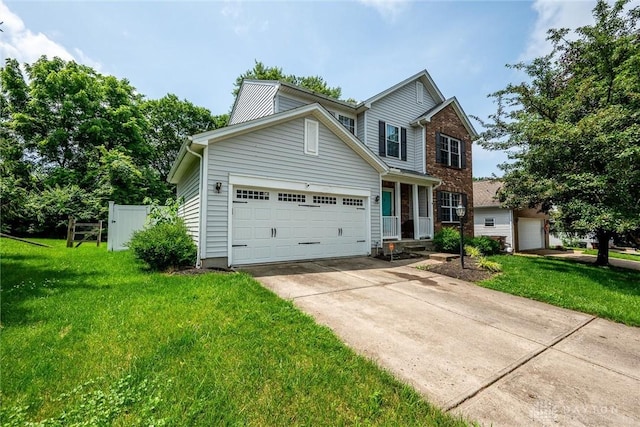 2858 Willow Ridge Dr, Colerain Twp, OH 45251 - traditional-style home featuring concrete driveway and an attached garage