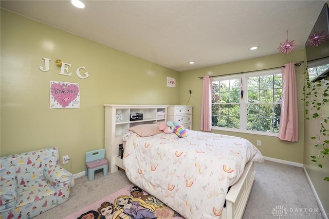 2858 Willow Ridge Dr, Colerain Twp, OH 45251 - bedroom with carpet and recessed lighting