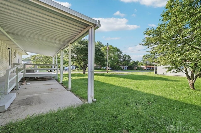 1513 Arrowhead Trl, Xenia, OH 45385 - view of green lawn with a porch