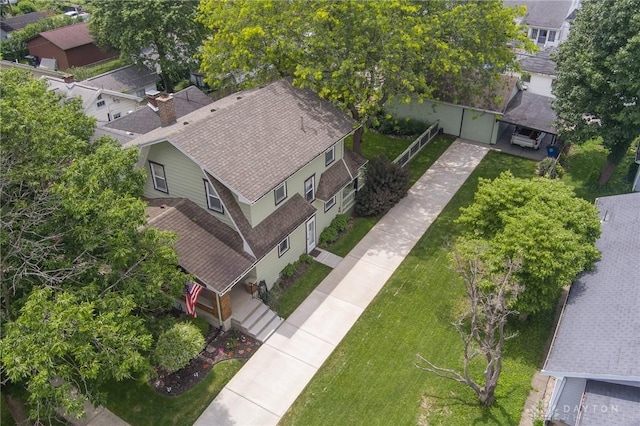 2817 Whittier Ave, Dayton, OH 45420 - aerial perspective of suburban area