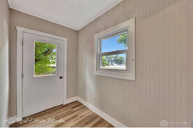 200 Garfield St, Middletown, OH 45044 - doorway to outside with plenty of natural light and light wood-style flooring