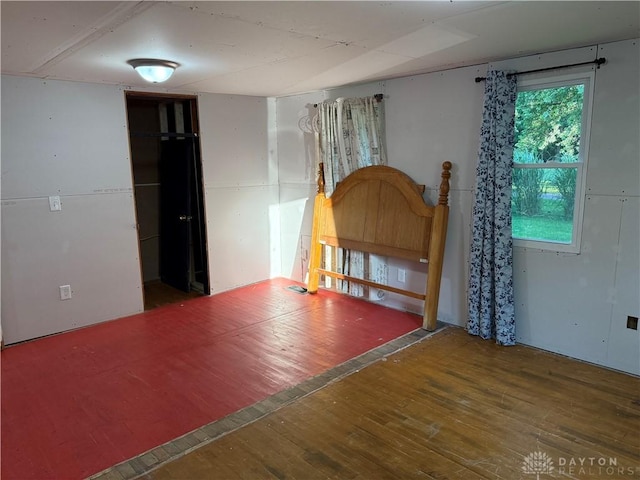 4904 Alpha Rd, Springfield, OH 45504 - unfurnished bedroom with wood finished floors