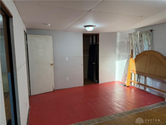 4904 Alpha Rd, Springfield, OH 45504 - unfurnished bedroom featuring wood finished floors