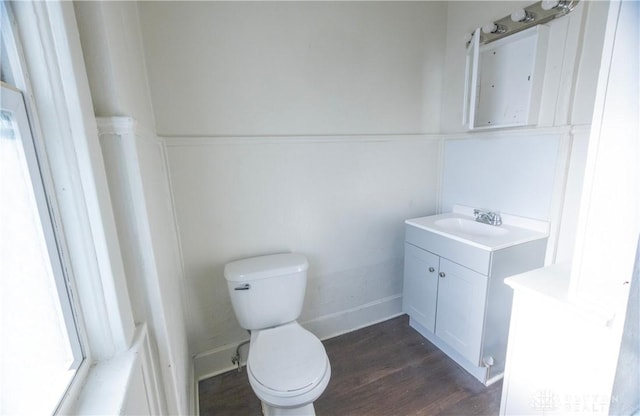 2107 Woodlawn Ave, Middletown, OH 45044 - bathroom featuring vanity and wood finished floors