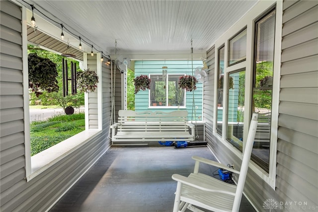1525 Crescent Blvd, Kettering, OH 45409 - unfurnished sunroom featuring plenty of natural light