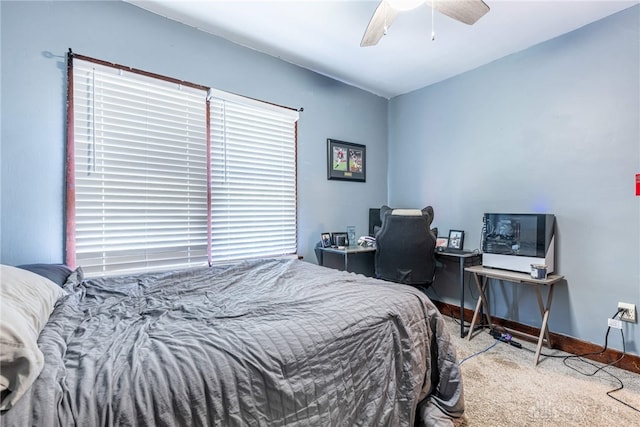 1525 Crescent Blvd, Kettering, OH 45409 - bedroom featuring a ceiling fan and carpet floors