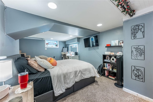 1525 Crescent Blvd, Kettering, OH 45409 - carpeted bedroom with recessed lighting and baseboards