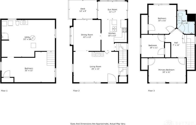 1525 Crescent Blvd, Kettering, OH 45409 - view of property floor plan
