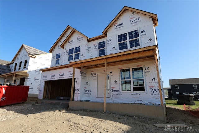 3089 Wellington Ln Unit 8272, Miami Twp, OH 45449 - property in mid-construction with an attached garage and driveway