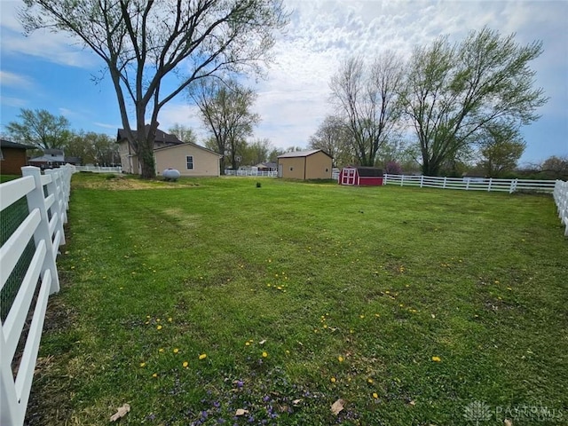 356 Old St Unit 122, Clearcreek Twp, OH 45036 - fenced backyard featuring a shed