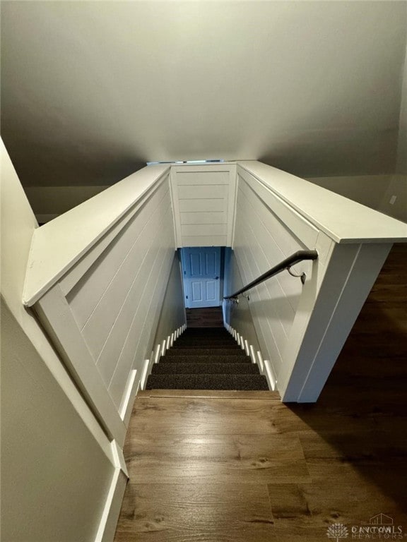 356 Old St Unit 122, Clearcreek Twp, OH 45036 - stairway with wood finished floors