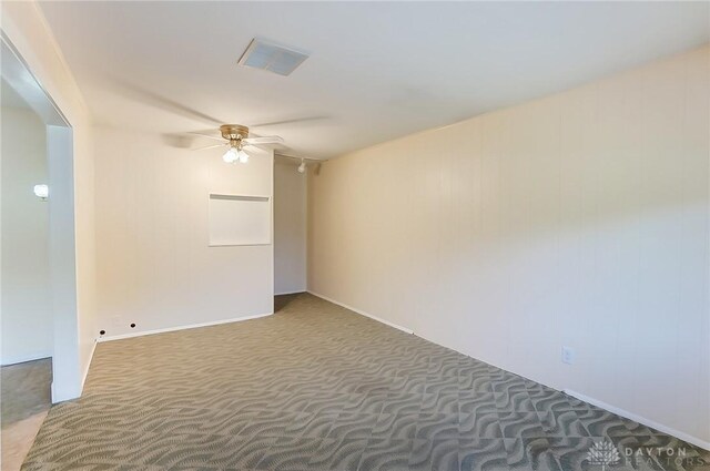 106 Mark Ct, Germantown, OH 45327 - carpeted spare room featuring a ceiling fan