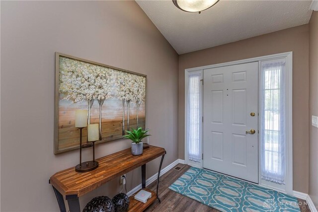 1210 Greystone Cir, Dayton, OH 45414 - entrance foyer featuring baseboards and dark wood-style floors