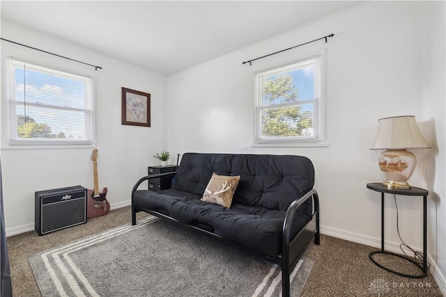 303 Erie Ave, Fairborn, OH 45324 - carpeted living room with baseboards