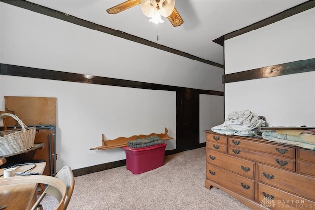 8760 State Route 380, Chester Twp, OH 45177 - bedroom featuring light colored carpet and ceiling fan