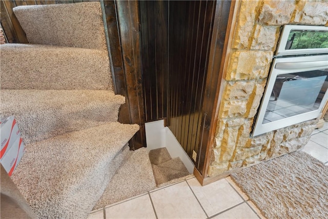 8760 State Route 380, Chester Twp, OH 45177 - stairs with tile patterned flooring