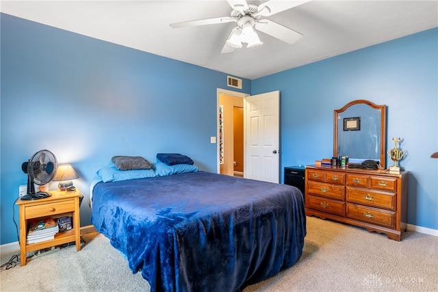 7502 Ned Ct, Franklin, OH 45005 - bedroom featuring carpet and a ceiling fan