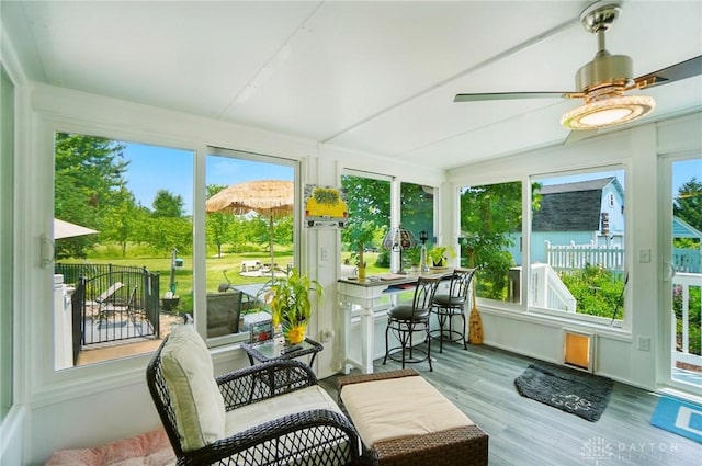 3244 N Shoemaker Rd, Lebanon, OH 45036 - sunroom featuring wood finished floors