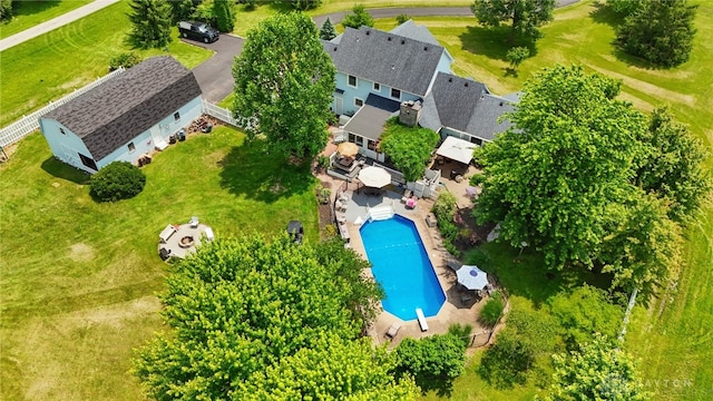 3244 N Shoemaker Rd, Lebanon, OH 45036 - bird's eye view of a pool area