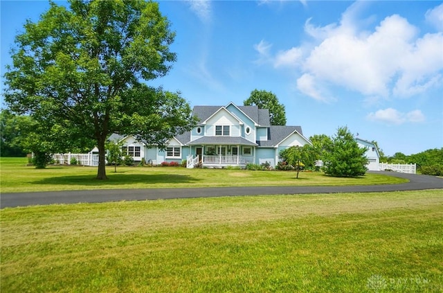 3244 N Shoemaker Rd, Lebanon, OH 45036 - view of front facade with covered porch and driveway