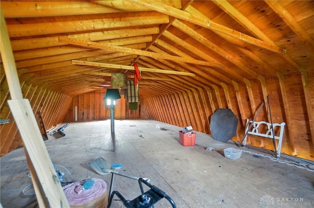 3244 N Shoemaker Rd, Lebanon, OH 45036 - view of unfinished attic