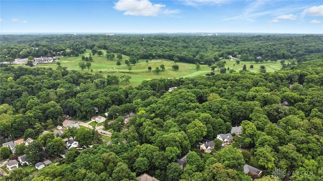 1314 Red Bud Trl, Dayton, OH 45409 - aerial view of a forest and a golf course