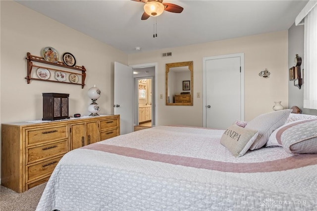 6977 Alternate State Route 49, Arcanum, OH 45304 - bedroom featuring a ceiling fan and carpet flooring