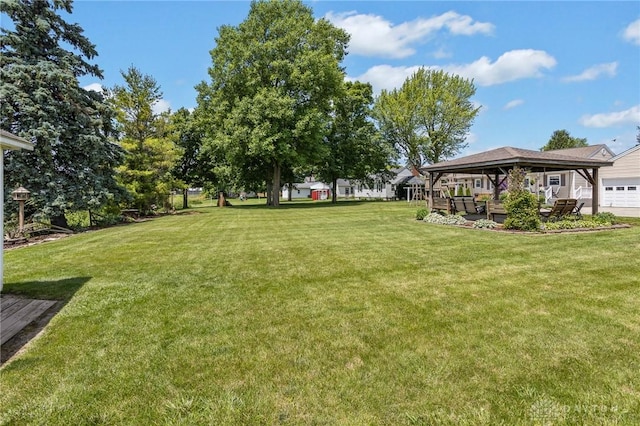 6977 Alternate State Route 49, Arcanum, OH 45304 - view of green lawn with a gazebo