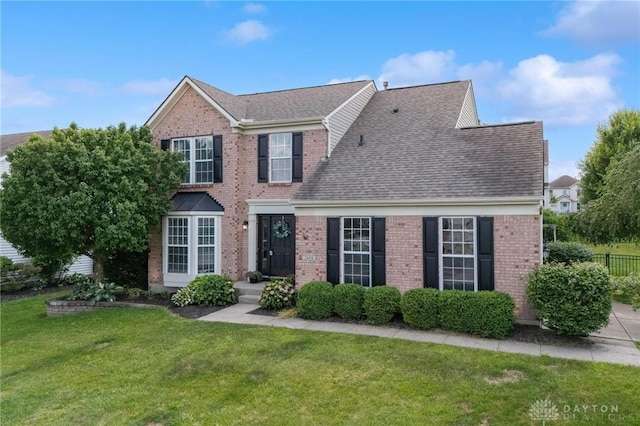 2440 Blacksmith Ln, Dayton, OH 45434 - view of front of house featuring roof with shingles and brick siding