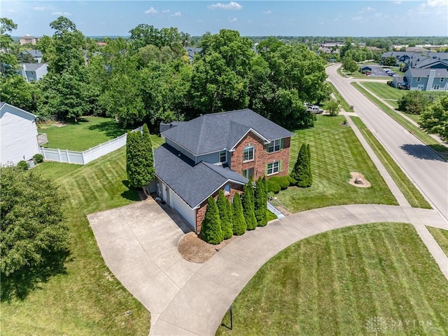 2384 Flyway Ct, Beavercreek, OH 45431 - aerial view of residential area featuring a tree filled landscape