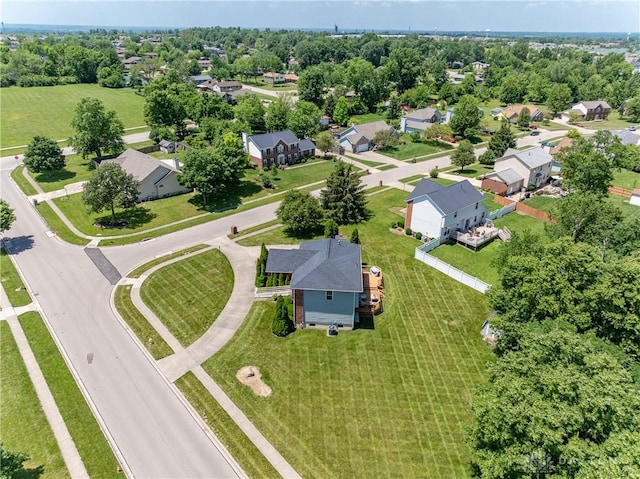 2384 Flyway Ct, Beavercreek, OH 45431 - aerial view of residential area featuring a tree filled landscape