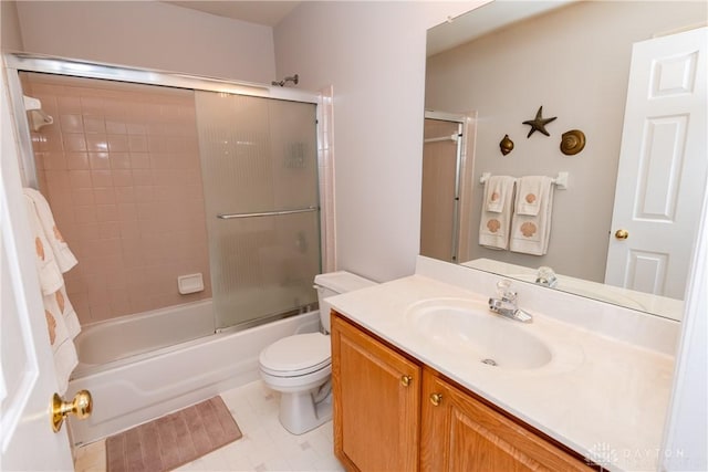2384 Flyway Ct, Beavercreek, OH 45431 - bathroom with vanity and combined bath / shower with glass door