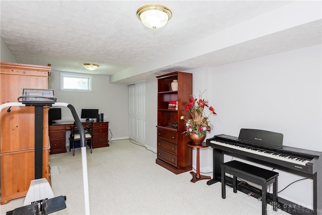 2384 Flyway Ct, Beavercreek, OH 45431 - office space with light carpet and a textured ceiling