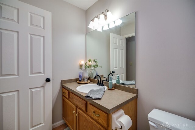 6426 Anvil Dr, Waynesville, OH 45068 - bathroom with vanity and toilet