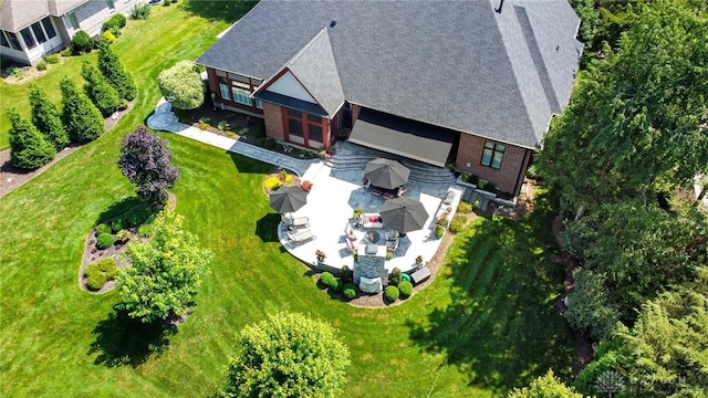 7921 Locust Grove Ct, Springboro, OH 45066 - view from above of property